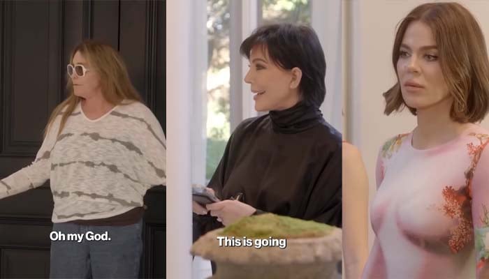 Kris Jenner's ex Caitlyn reunites with the Kardashian-Jenner clan one last time in their old house