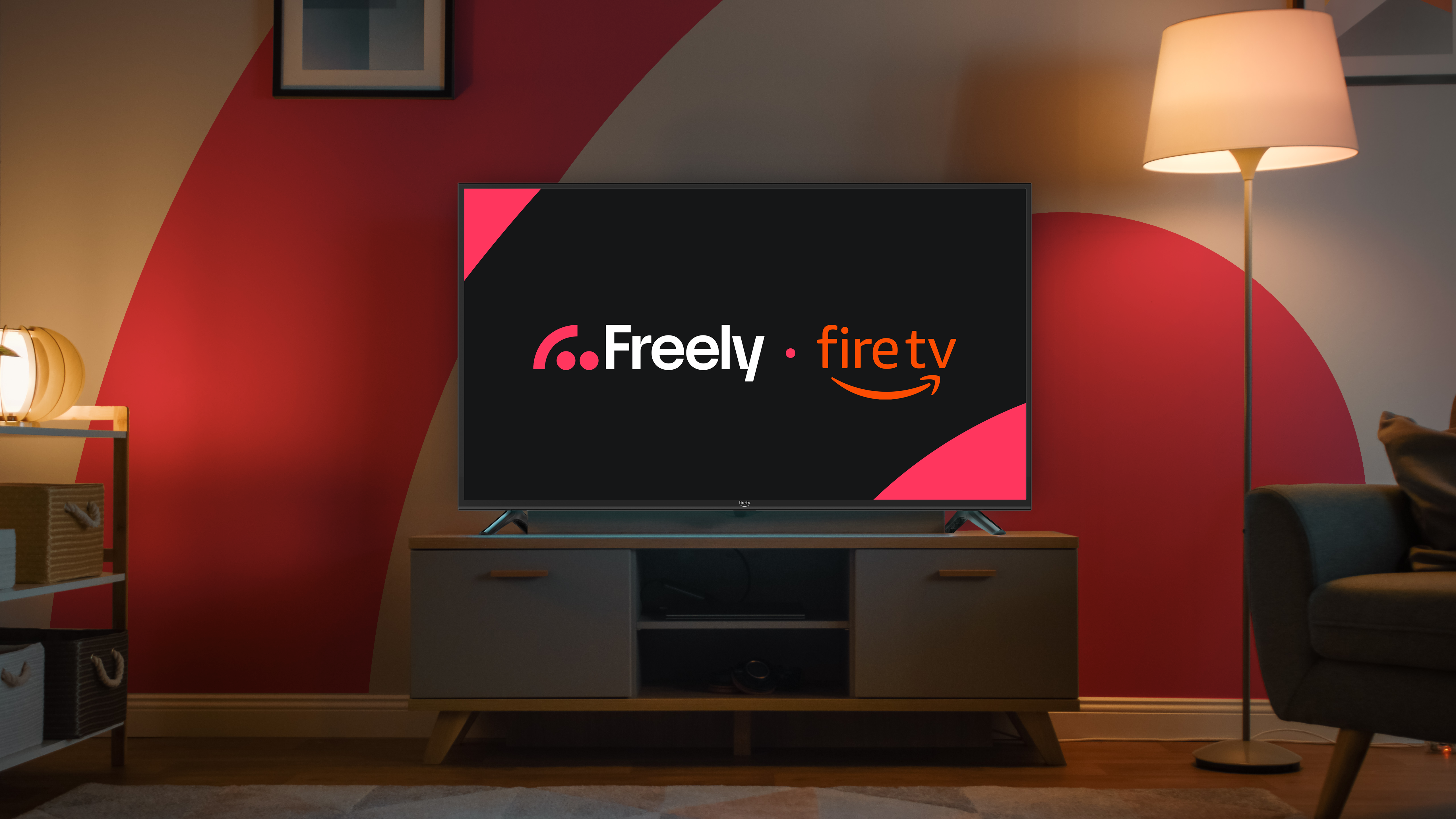 Television showing the Freely logo