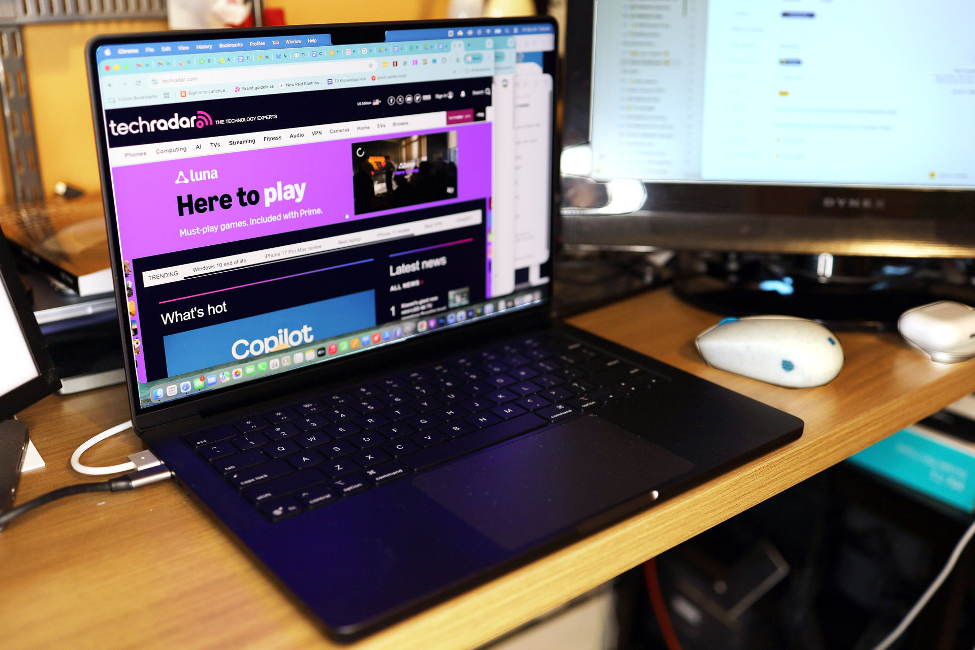 MacBook Pro 14 inch M5 on my desk