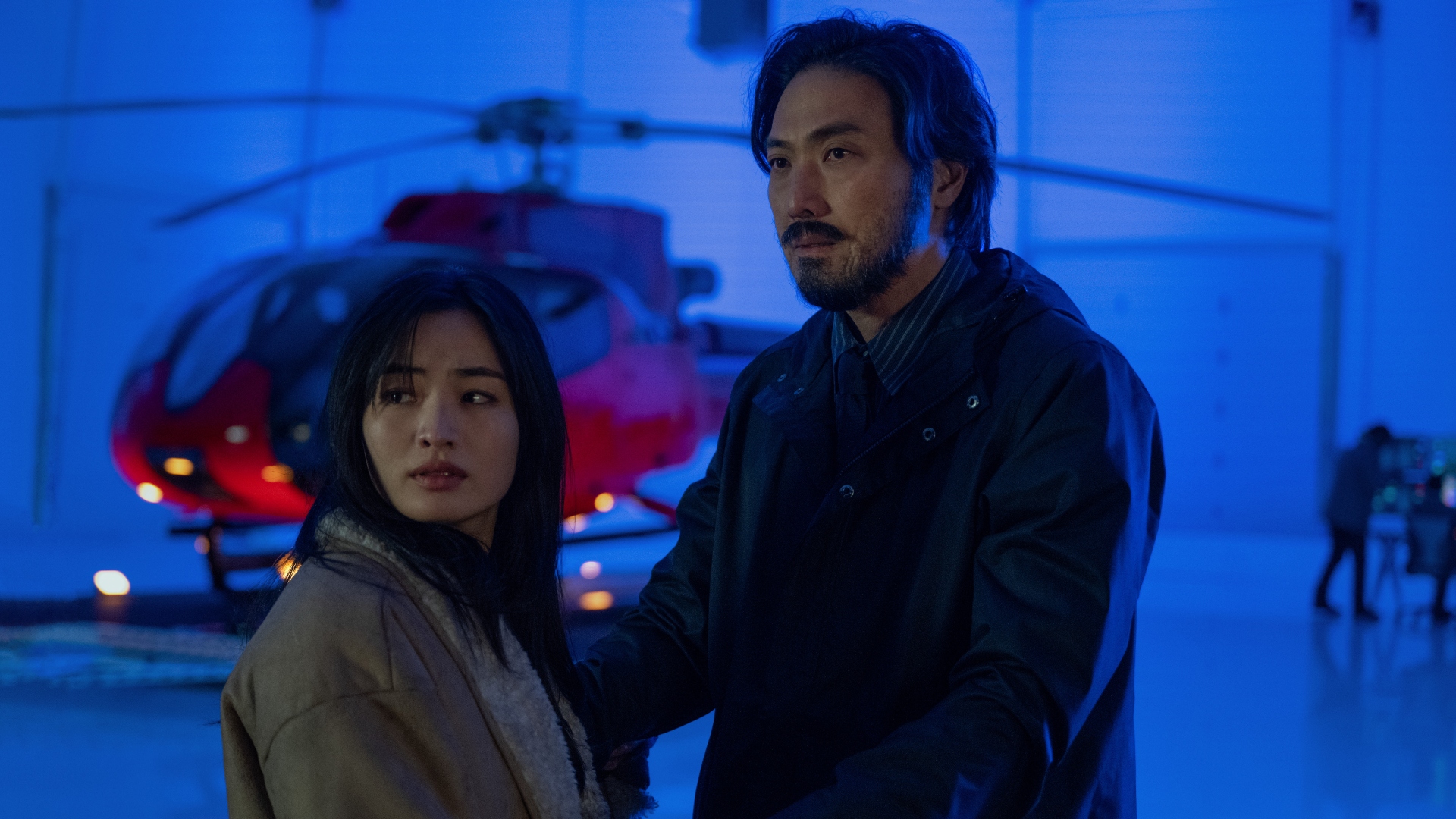 Cate and Hiroshi in Monarch: Legacy of Monsters