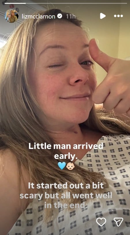 Atomic Kitten star Liz McClarnon welcomes first child with husband Peter Cho
