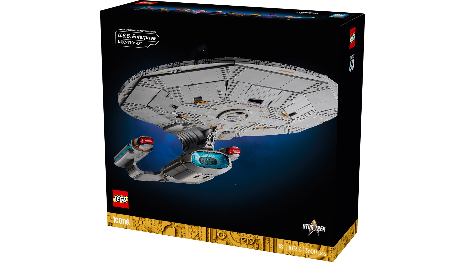 Lego Star Trek Icons USS Enterprise NCC-12201-D