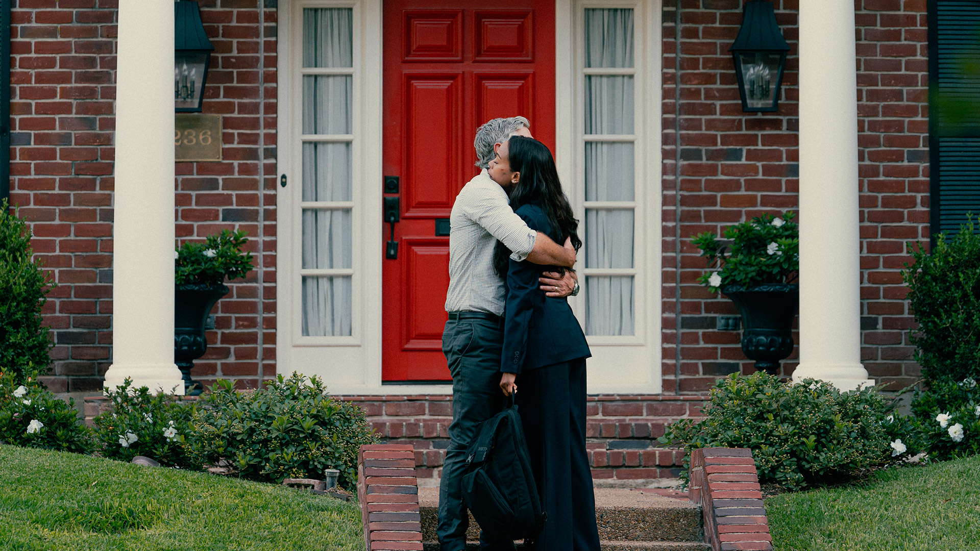 Joe and Neal kiss in season 2 of Lioness