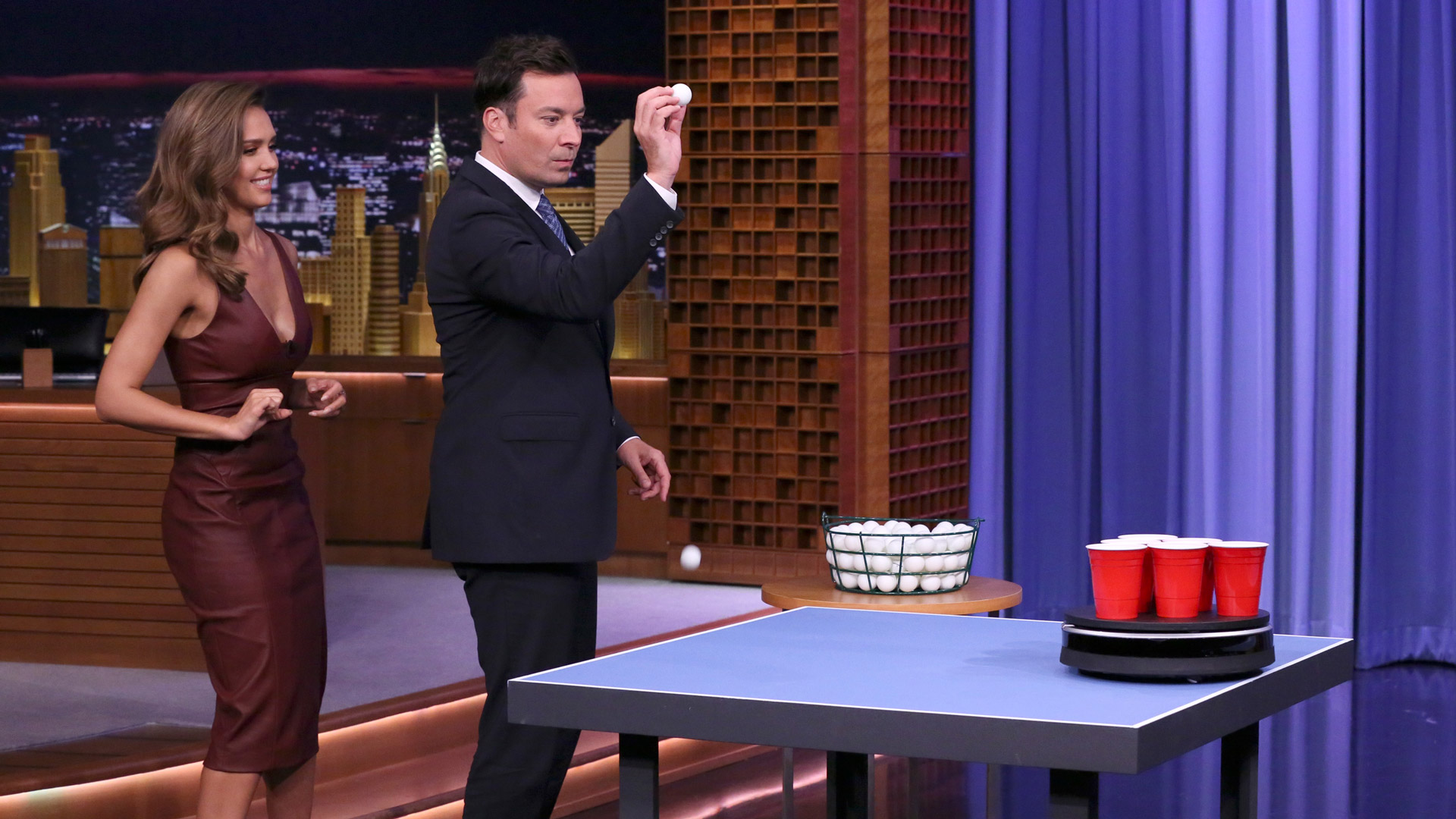 Roomba used for a drinking game on Jimmy Fallon