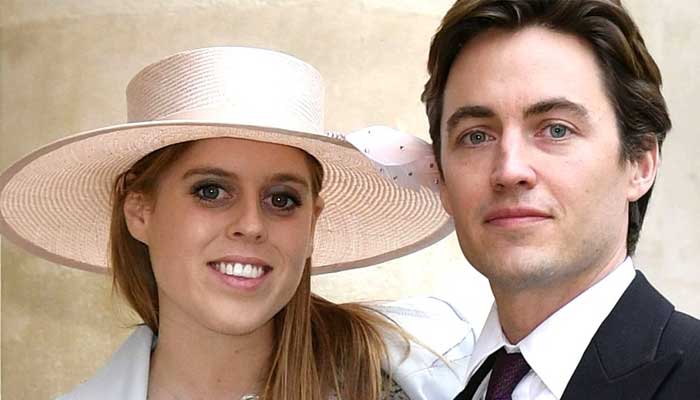 Edoardo Mapelli Mozzi with his wife Princess Beatrice