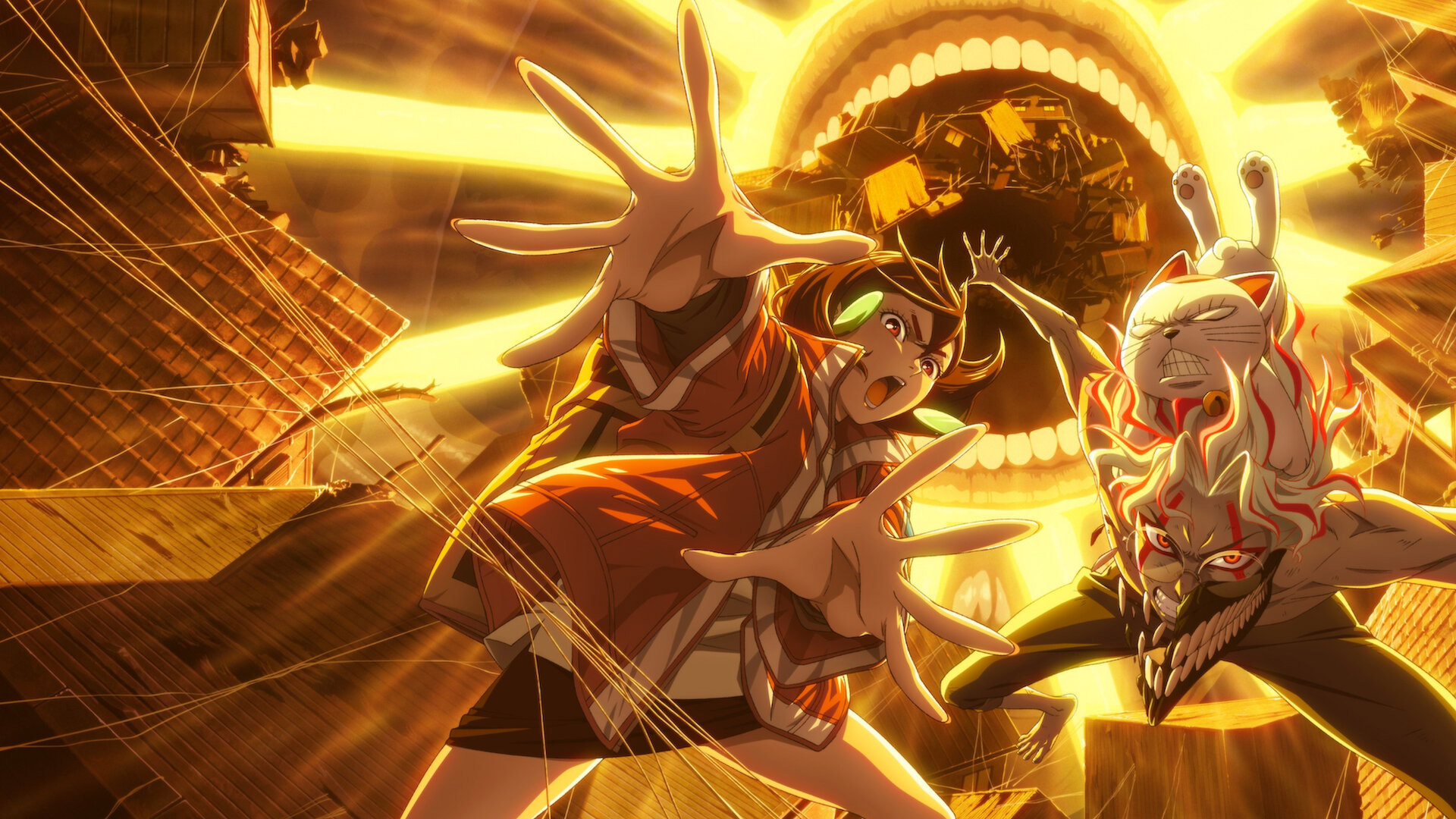 A Turbo Granny fight in Dandadan