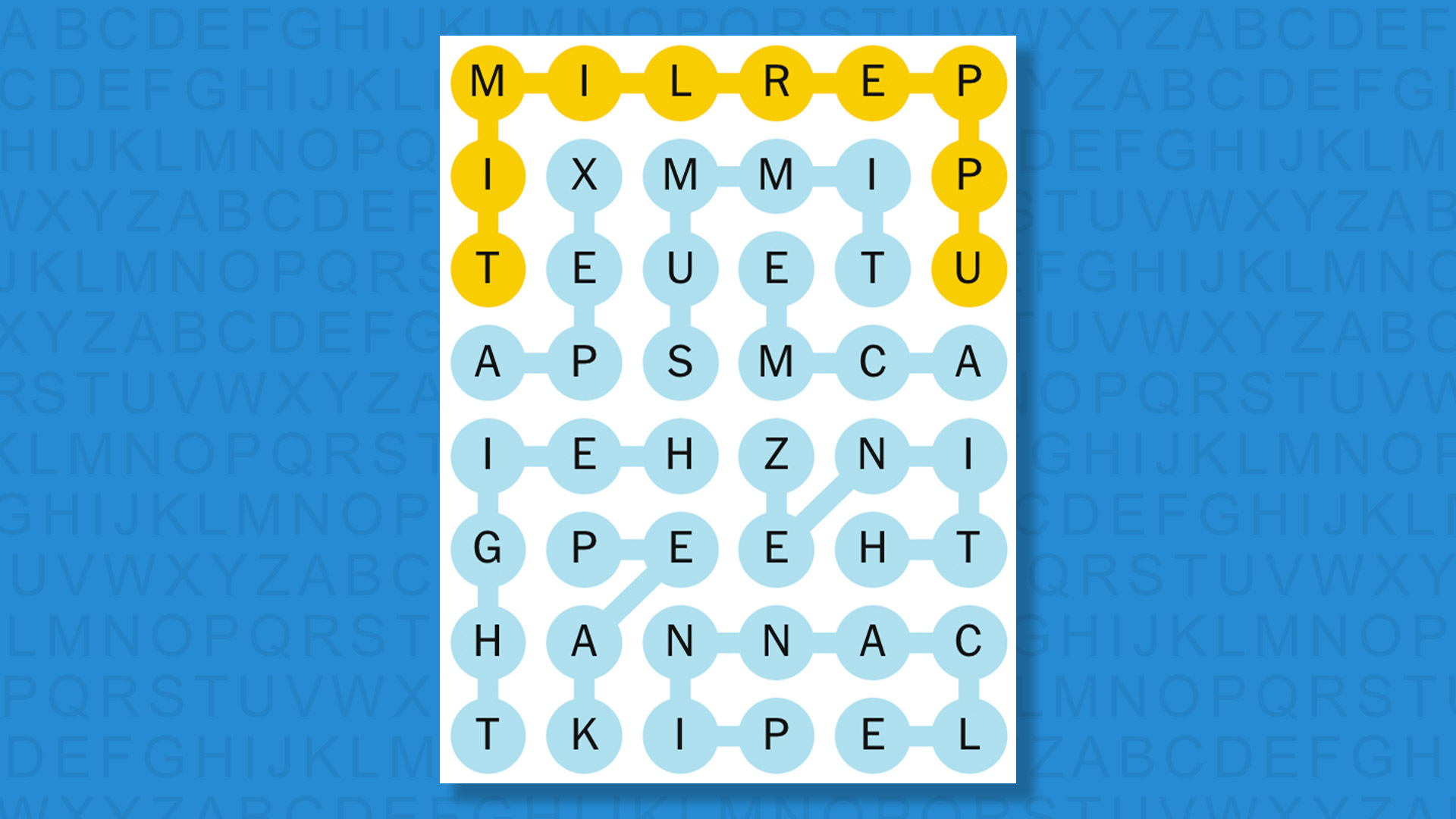 NYT Strands answers for game 632 on blue background