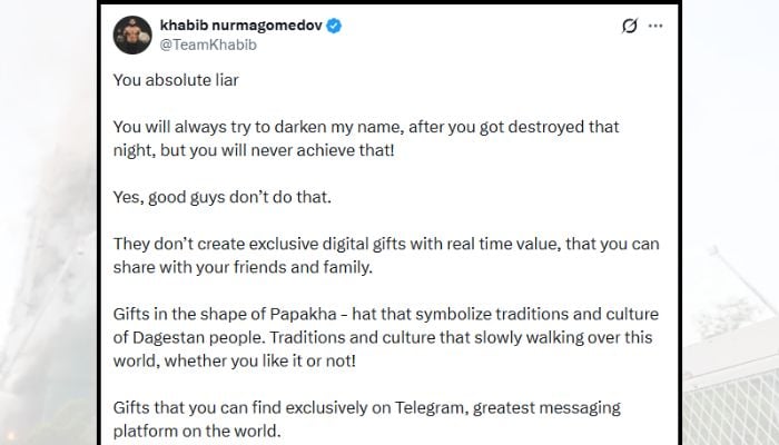 McGregor vs Khabib: UFC legends reignite feud with explosive strikes