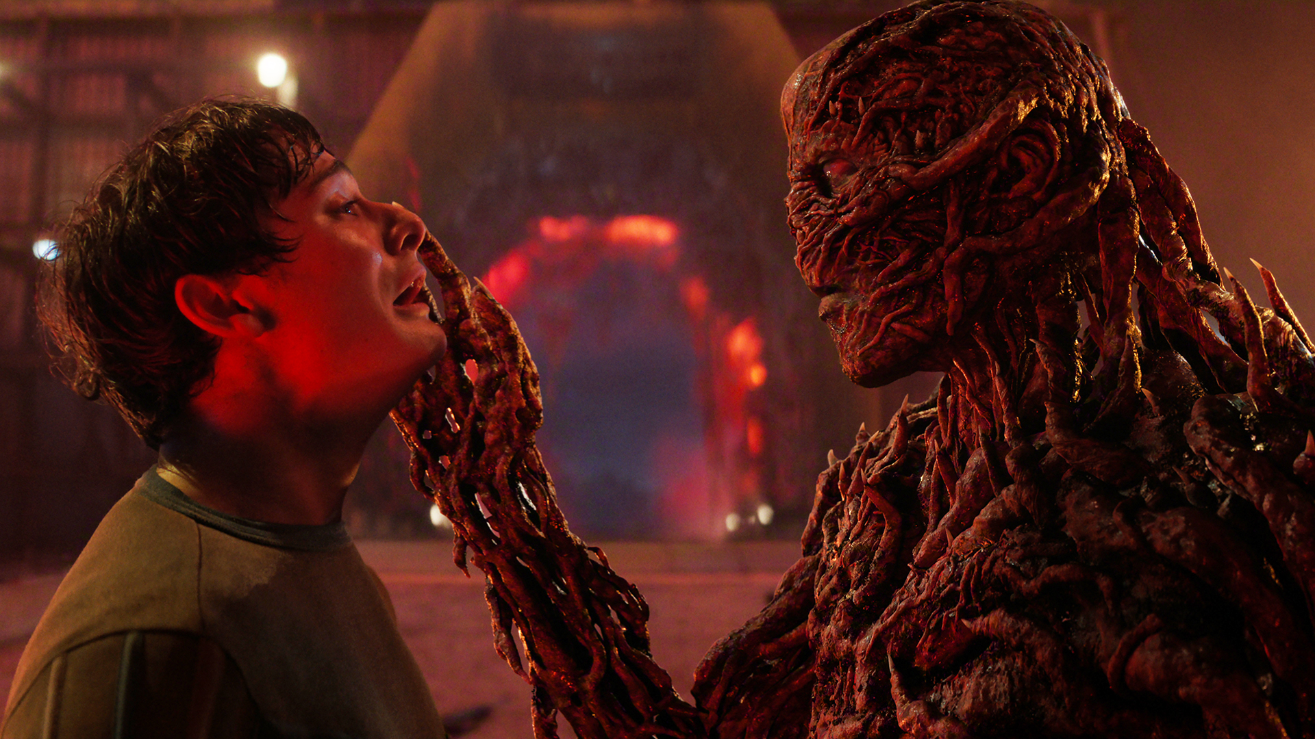 Vecna ​​holds Will in the air with her telekinetic abilities in Stranger Things season 5