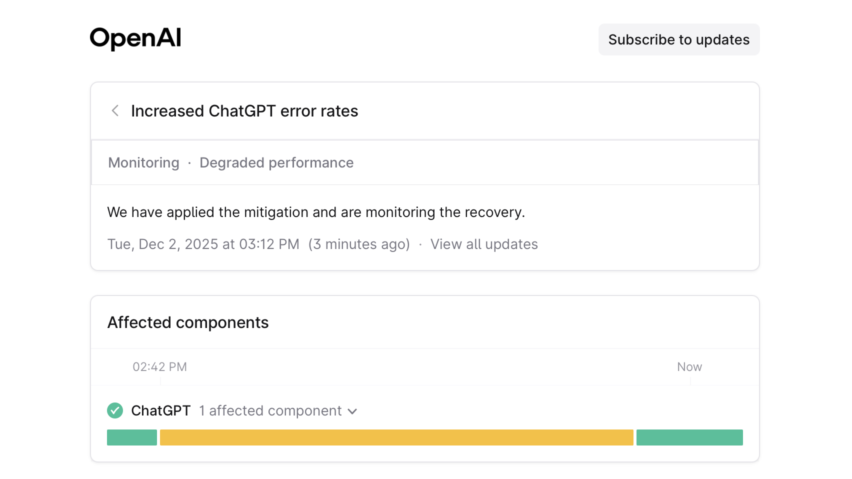 OpenAI has deployed a patch for ChatGPT