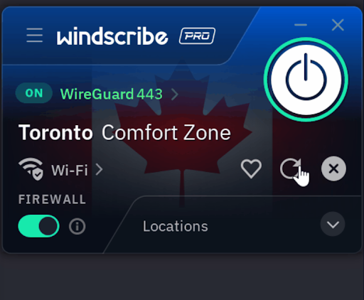 Windscribe IP Rotation Feature on VPN App