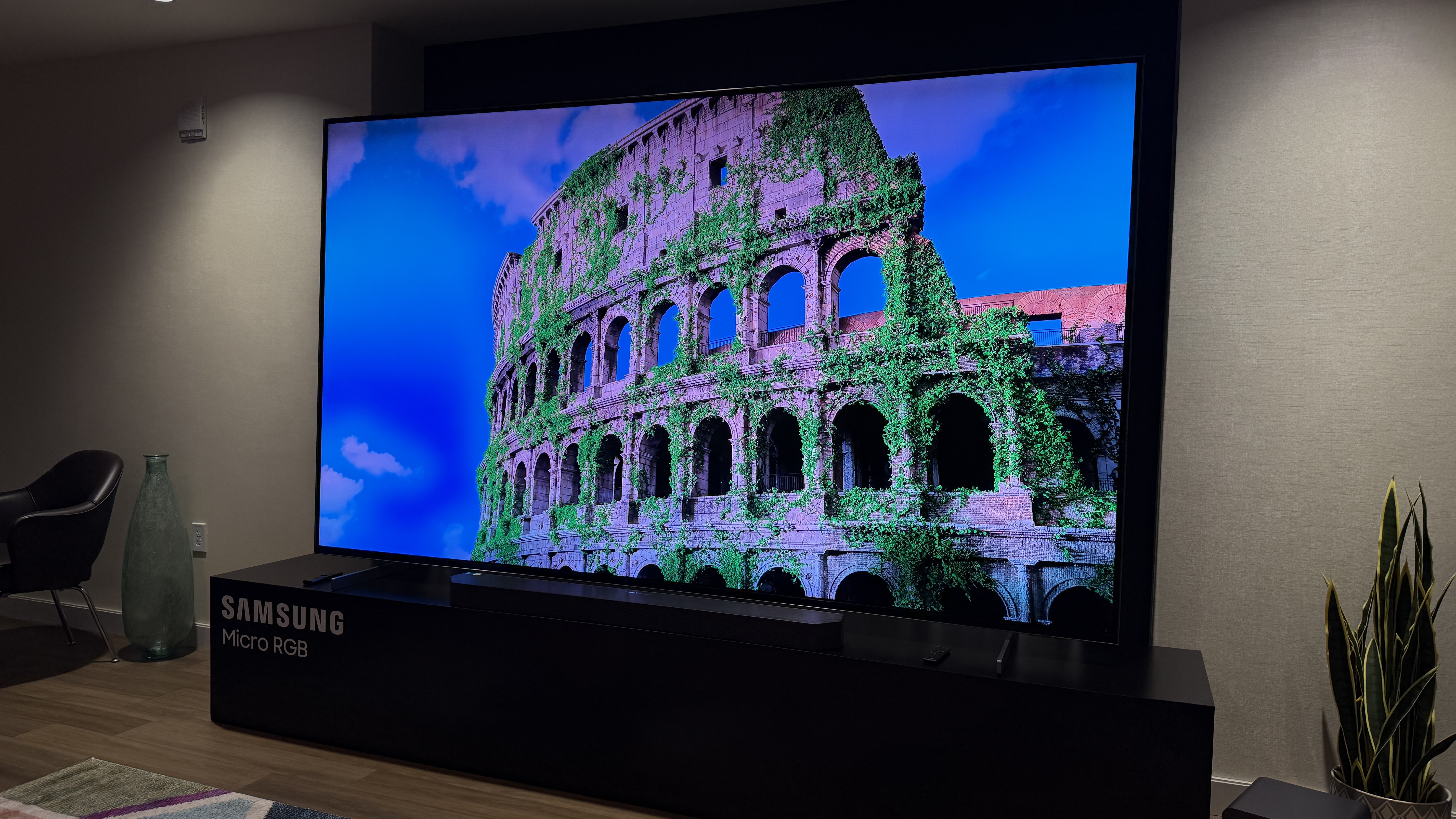 First look at the Samsung 115-inch micro-RGB TV