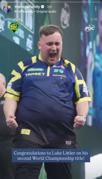 Royal family shares congratulatory message amid Prince Harry's big win