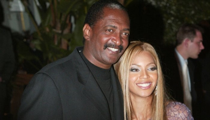 Beyoncé with her father Mathew Knowles