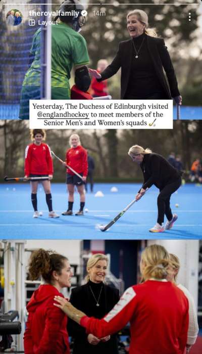 Duchess of Edinburgh front and center in new royal family video