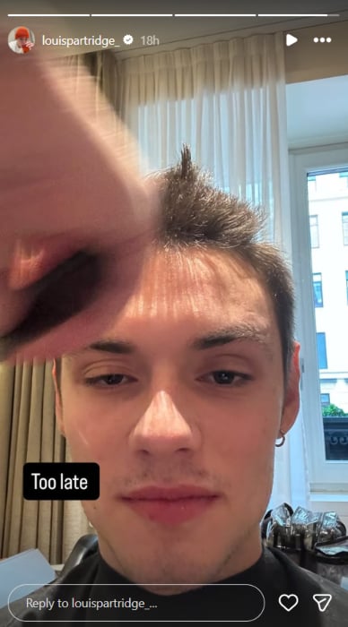 Louis Partridge Shaves His Head Despite Family Requests: Hair After Breakup