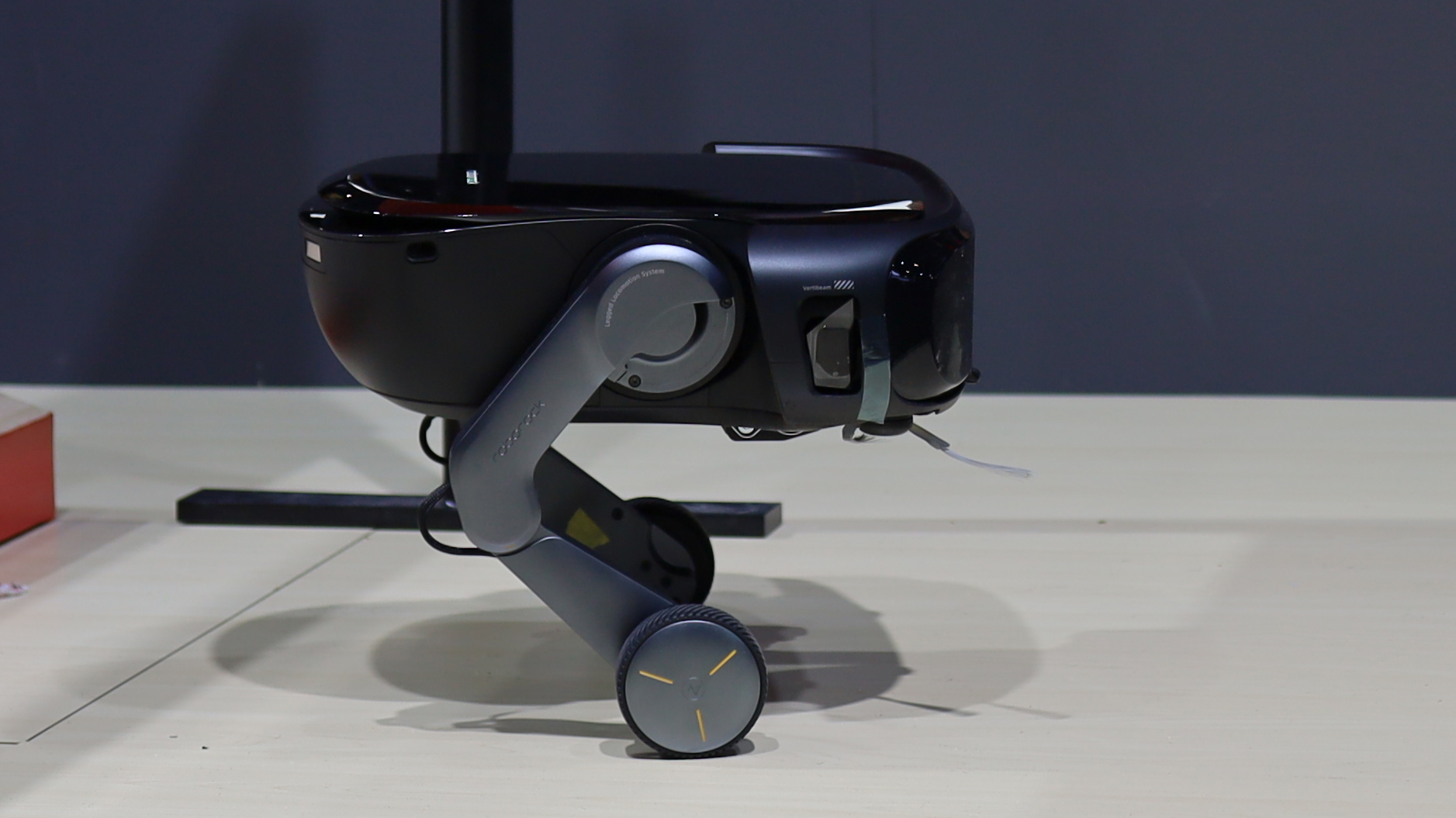 The Roborock rover demonstrated