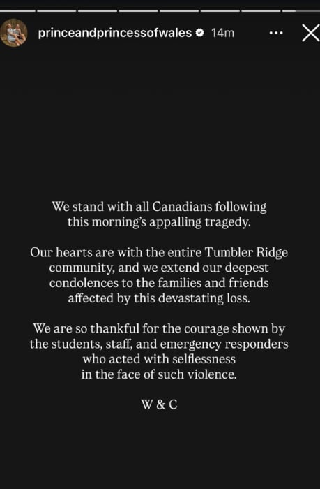 Kate and William join Canadian public in mourning huge loss after tragedy