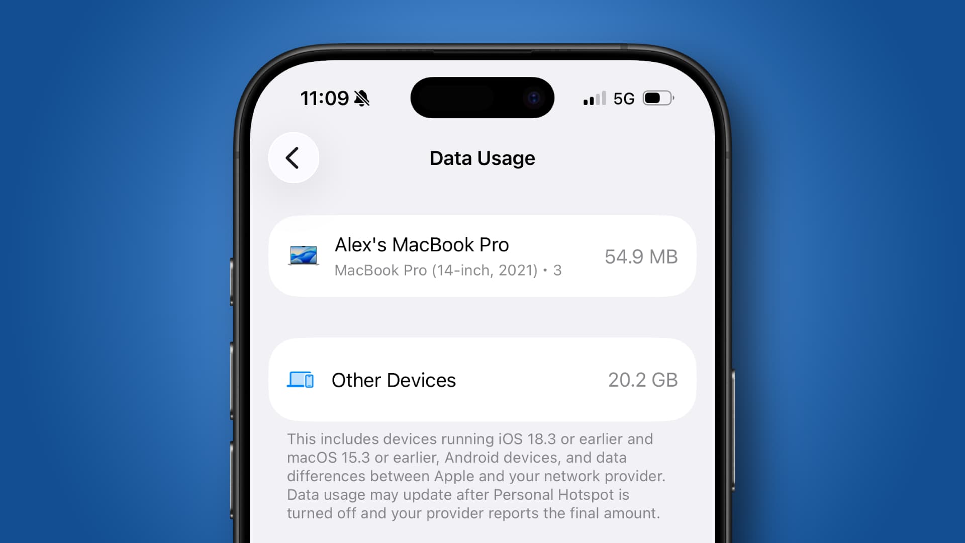 iOS 26.4 update running on an iPhone.