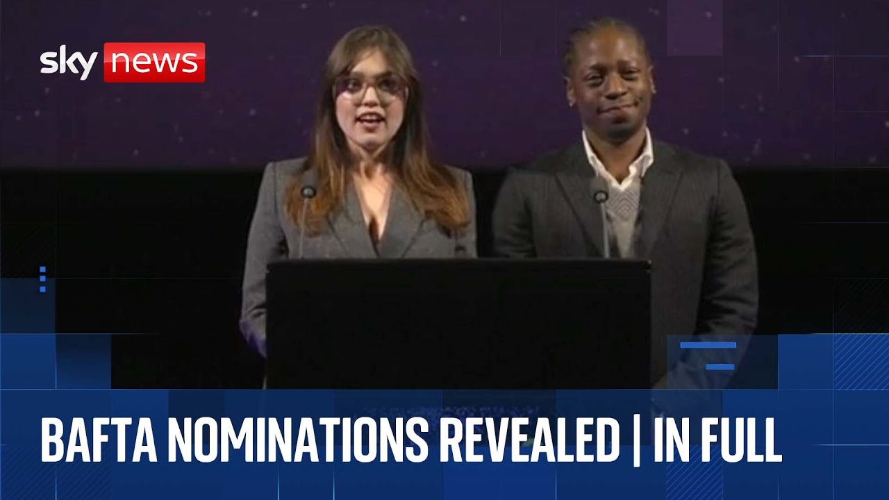BAFTA 2026 nominations revealed | Full announcement by Aimee Lou Wood and David Jonsson - YouTube