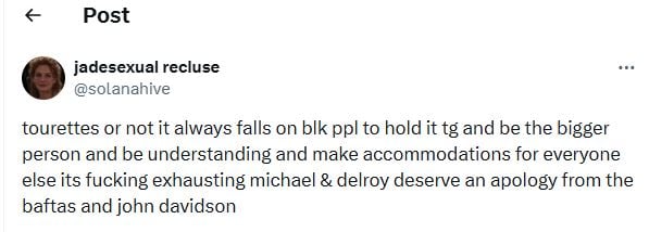 John Davidson faces backlash as netizens demand apology following BAFTA outbursts