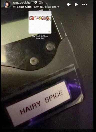 Cruz Beckham channels family heritage with fun nod to the Spice Girls