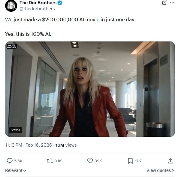 AI nightmare in Hollywood: Dor Brothers, Tom Cruise and Brad Pitt shake up the industry