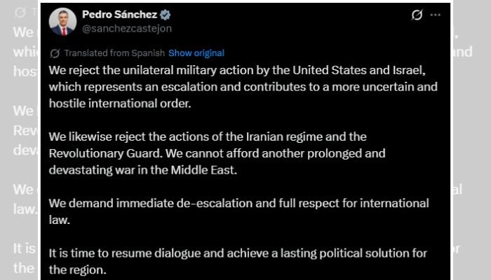 Spain agrees to cooperate with US military operations against Iran after initial refusal, White House says