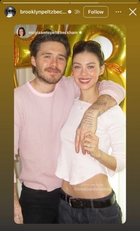 Brooklyn Beckham finally reacts to his special birthday wish