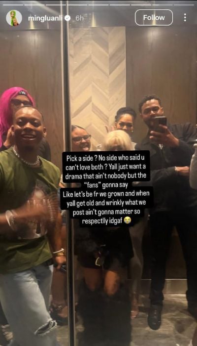 Nicki Minaj's sister refuses to choose sides while attending Cardi B concert