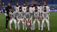Iranian women's football team refuses to sing national anthem in silent protest against Asian Cup