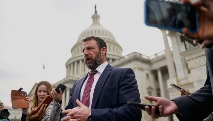 U.S. Senator Markwayne Mullin (R-OK), chosen by U.S. President Donald Trump to replace U.S. Homeland Security Secretary Kristi Noem, speaks to the media as he leaves the U.S. Capitol following a vote in the U.S. Senate on funding for DHS, in Washington, DC, March 5, 2026. — Reuters