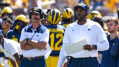 Former Michigan coach Jim Harbaugh reacts to Sherrone Moore's firing and accusations