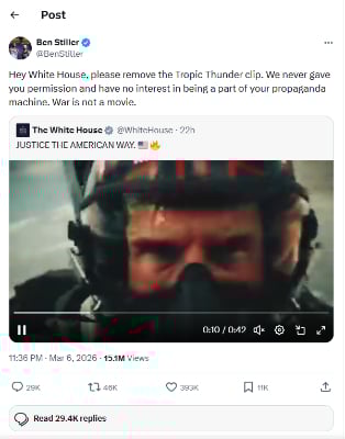 Credits: Twitter/Ben Stiller