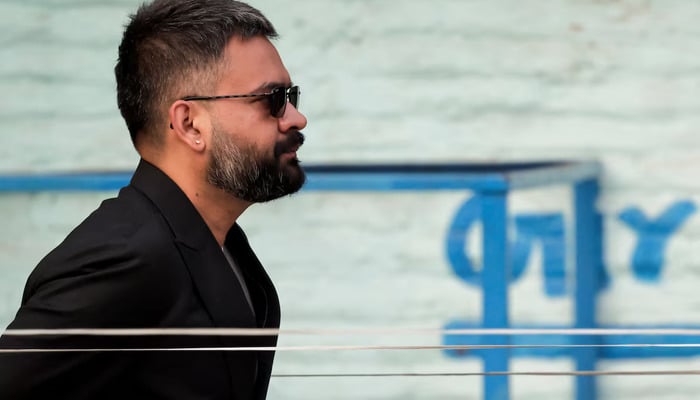 Balendra Shah, rapper-turned-politician and prime ministerial candidate of the Rastriya Swatantra Party (RSP), watches as he queues to vote during the general election in Kathmandu, Nepal, March 5, 2026. — Reuters