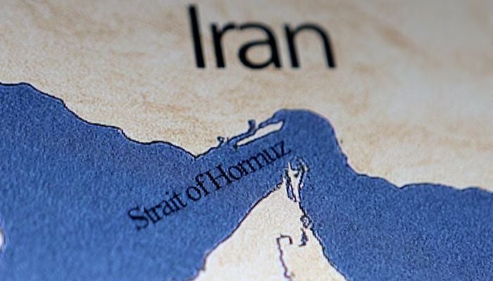 A map showing the Strait of Hormuz and Iran is shown in this illustration taken June 22, 2025. — Reuters
