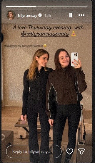 Tilly Ramsays official Instagram account