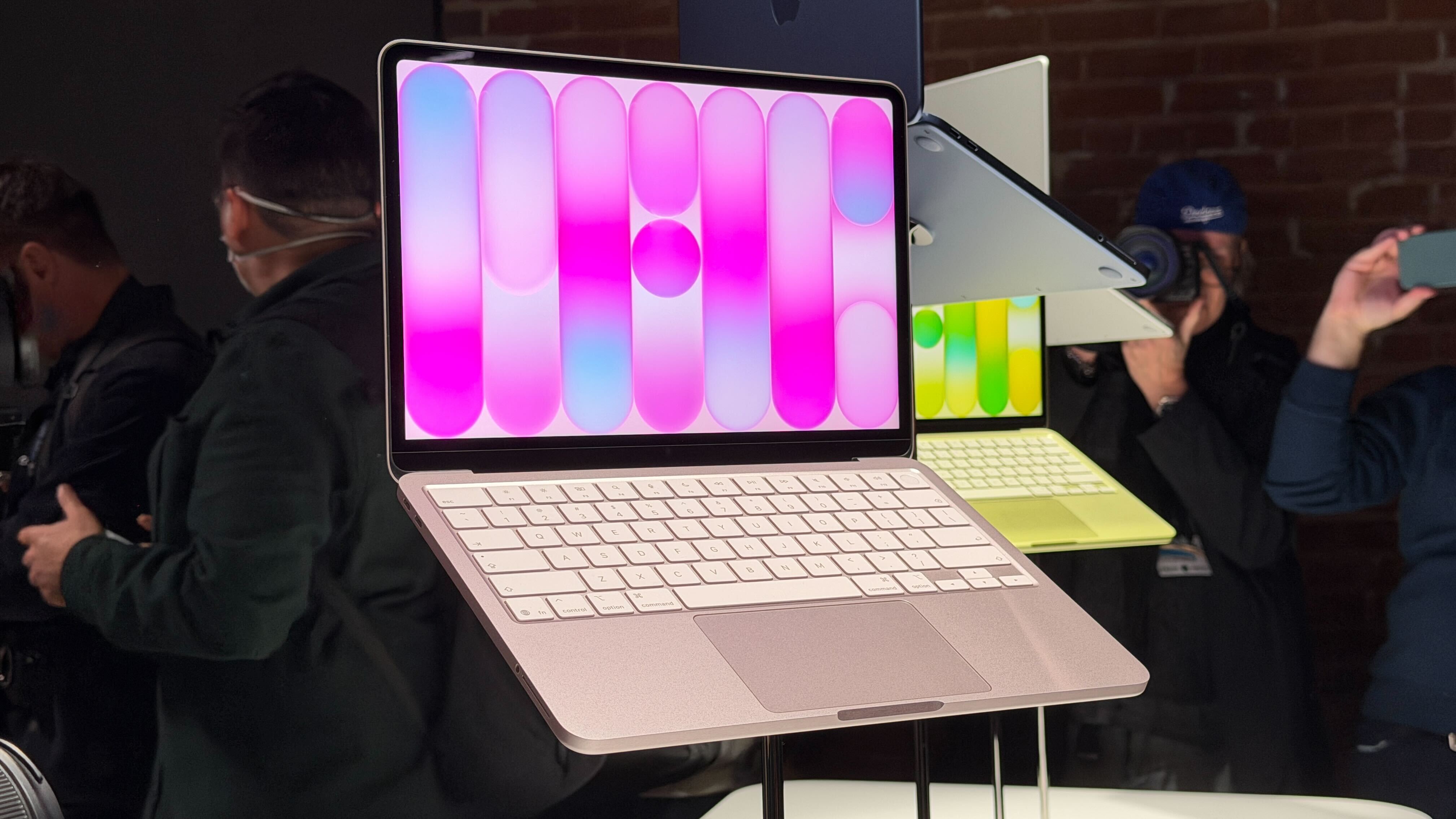 The Apple MacBook Neo at an Apple event