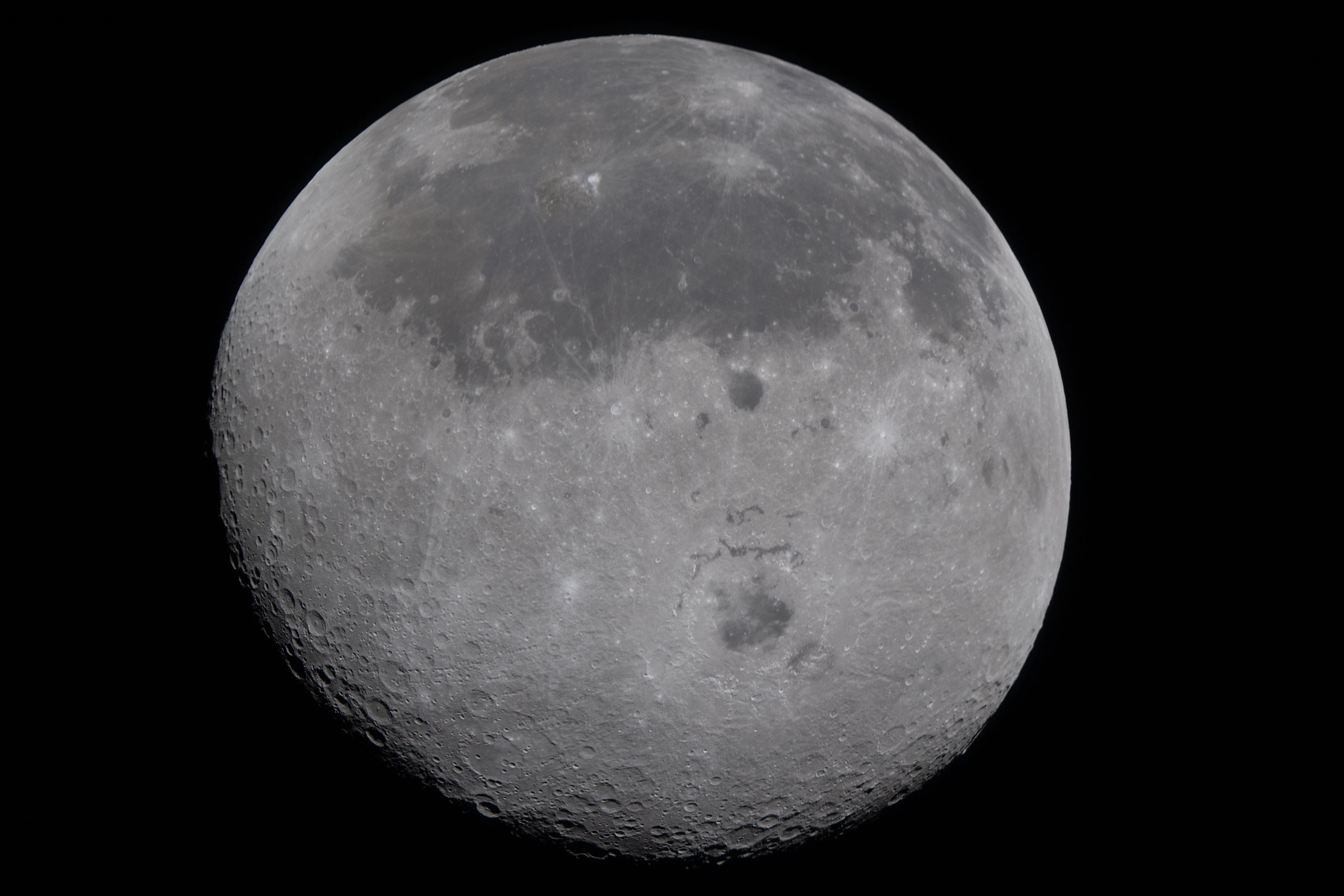 The Moon, taken from the Orion spacecraft of the Artemis II mission on a Nikon D5