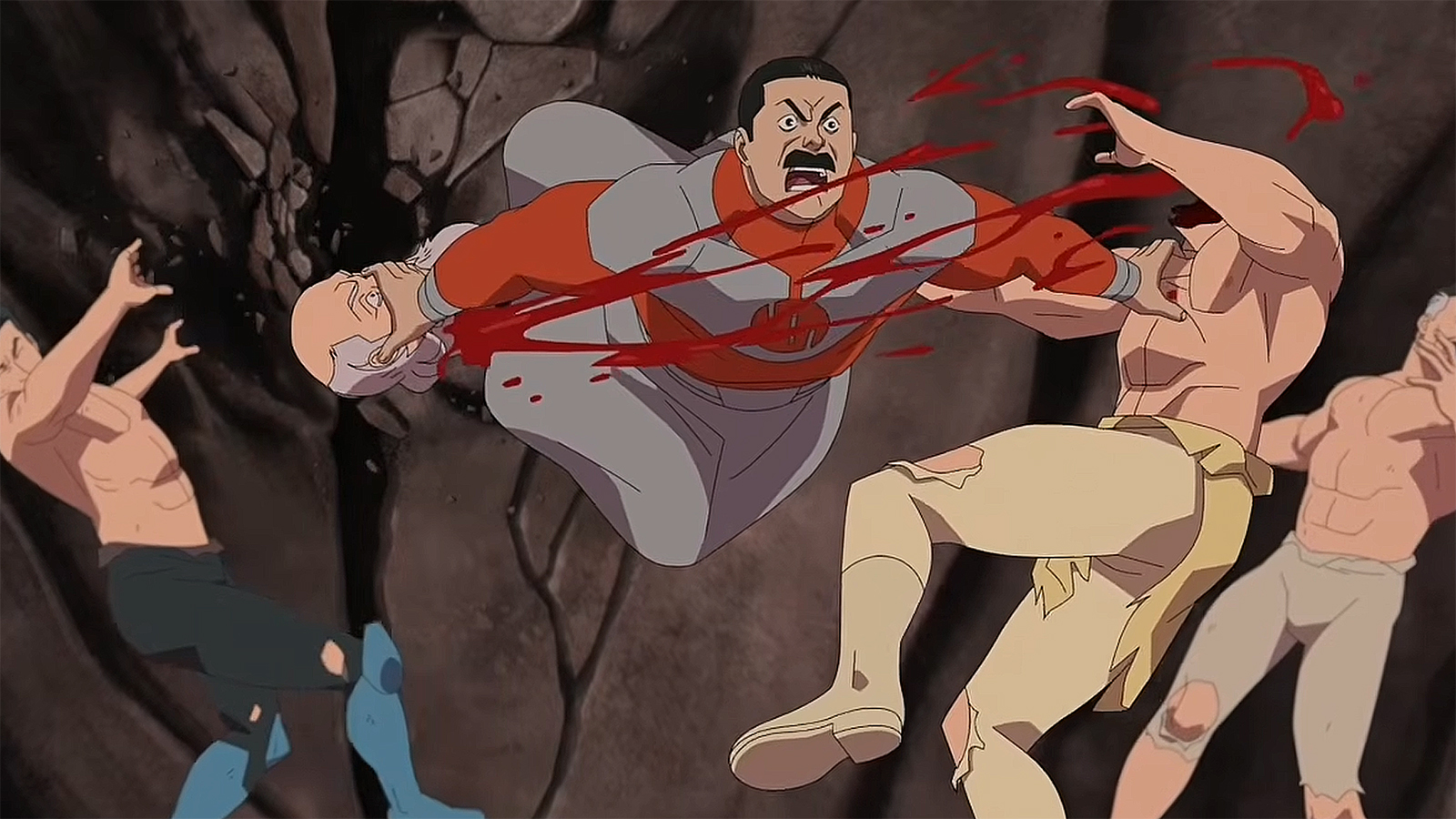 Thragg decapitates Thaedus in Invincible season 4 episode 7