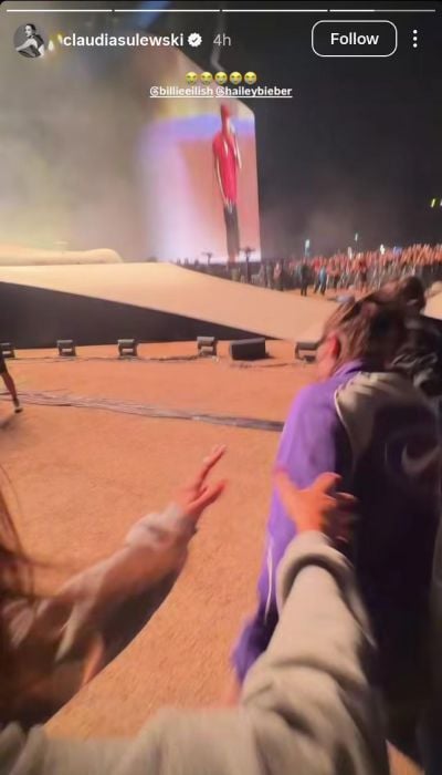 As Hailey Bieber in Billie Eilish's One Less Lonely Girl moment