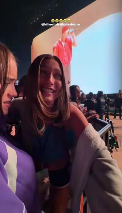As Hailey Bieber in Billie Eilish's One Less Lonely Girl moment