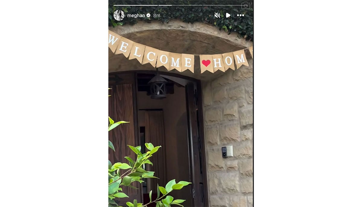 Meghan Markle shares welcome home moment after Australia tour