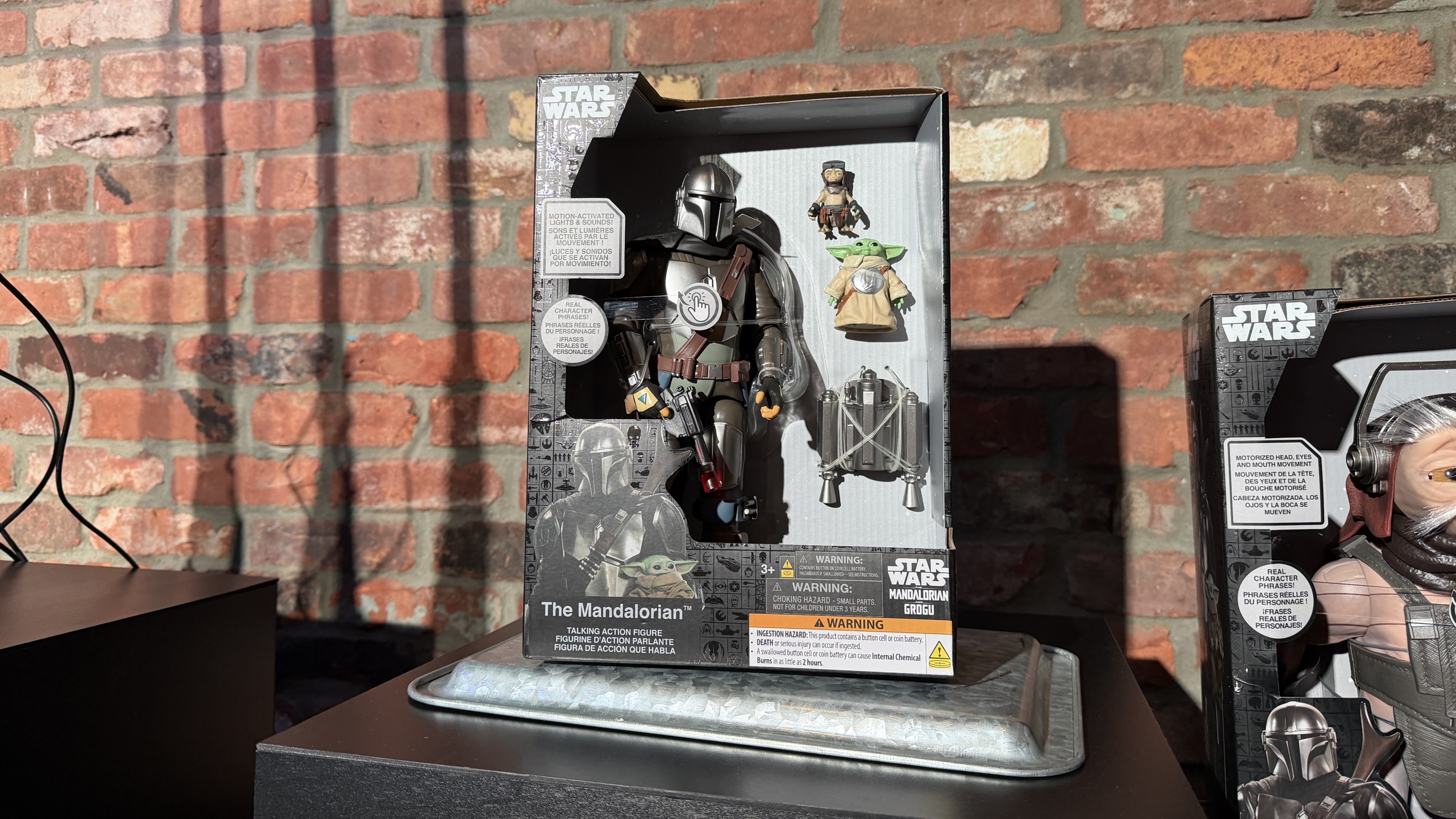 The Mandalorian talking figurine