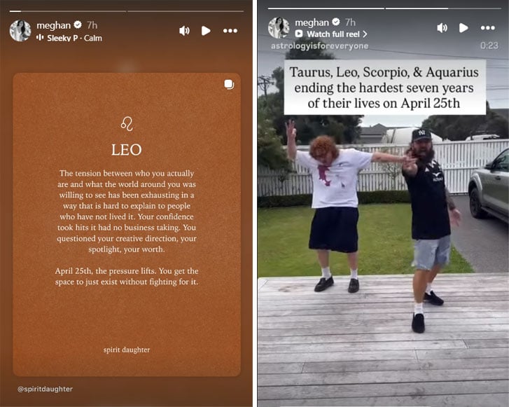 Meghan Markle reveals her stars are finally aligning after a difficult time