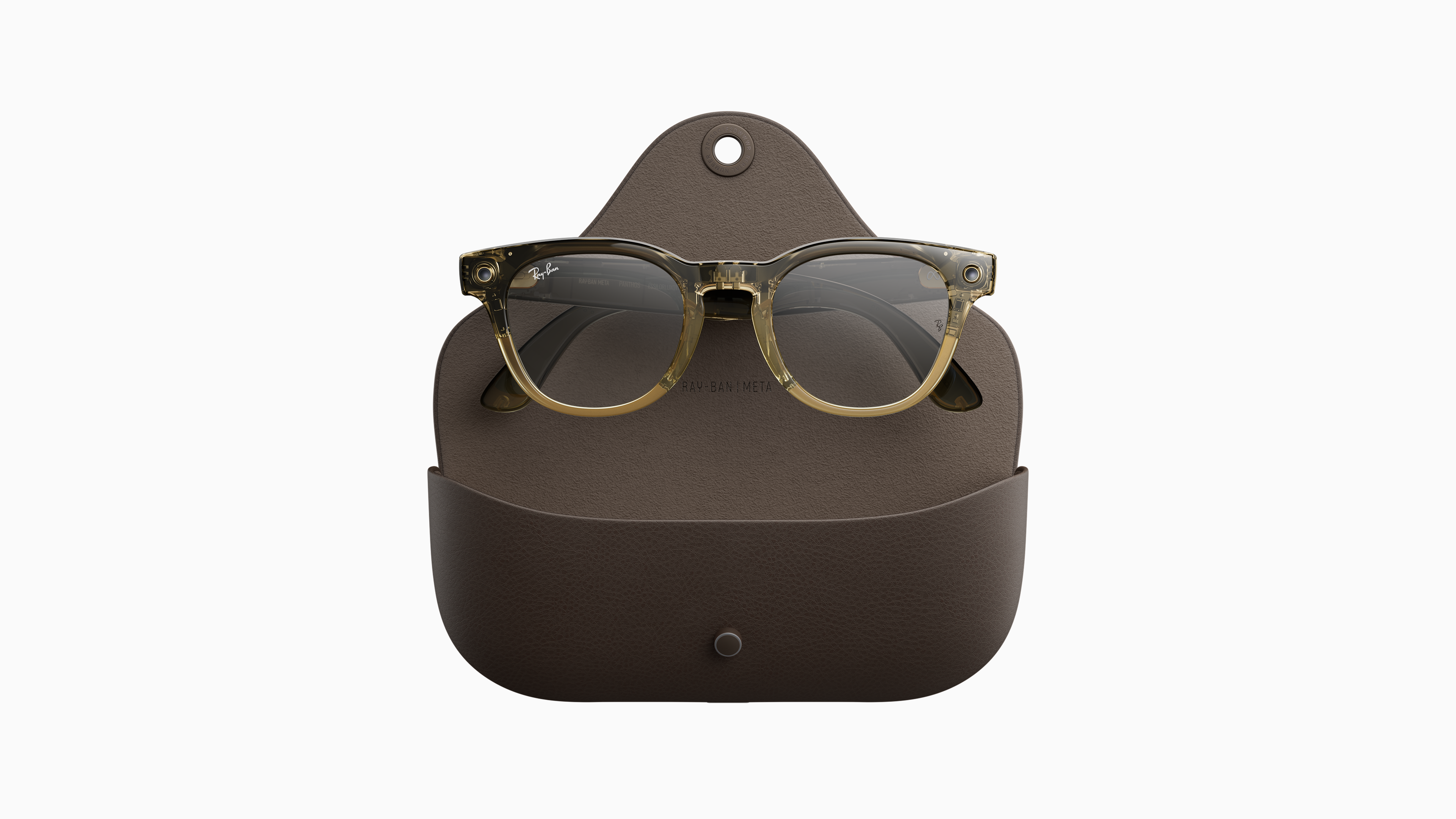 The new Meta Ray-Ban Blayzer glasses out of a case
