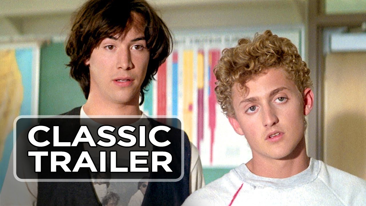 Official Trailer #1 for Bill & Ted's Excellent Adventure - Keanu Reeves Film (1989) HD - YouTube