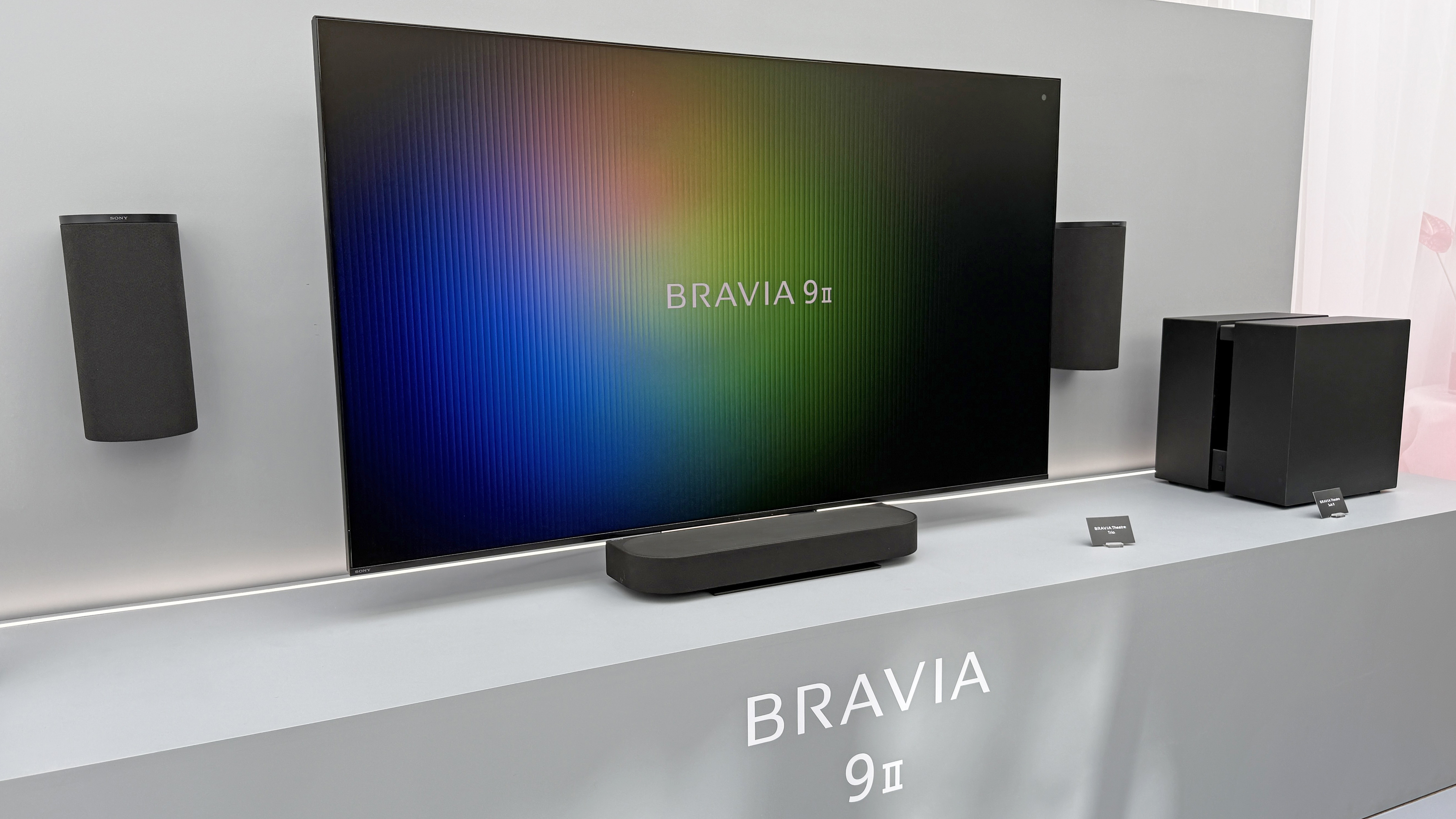 The Sony Bravia Theater Trio with a Sony Bravia 9 Mk II TV and Sub 9