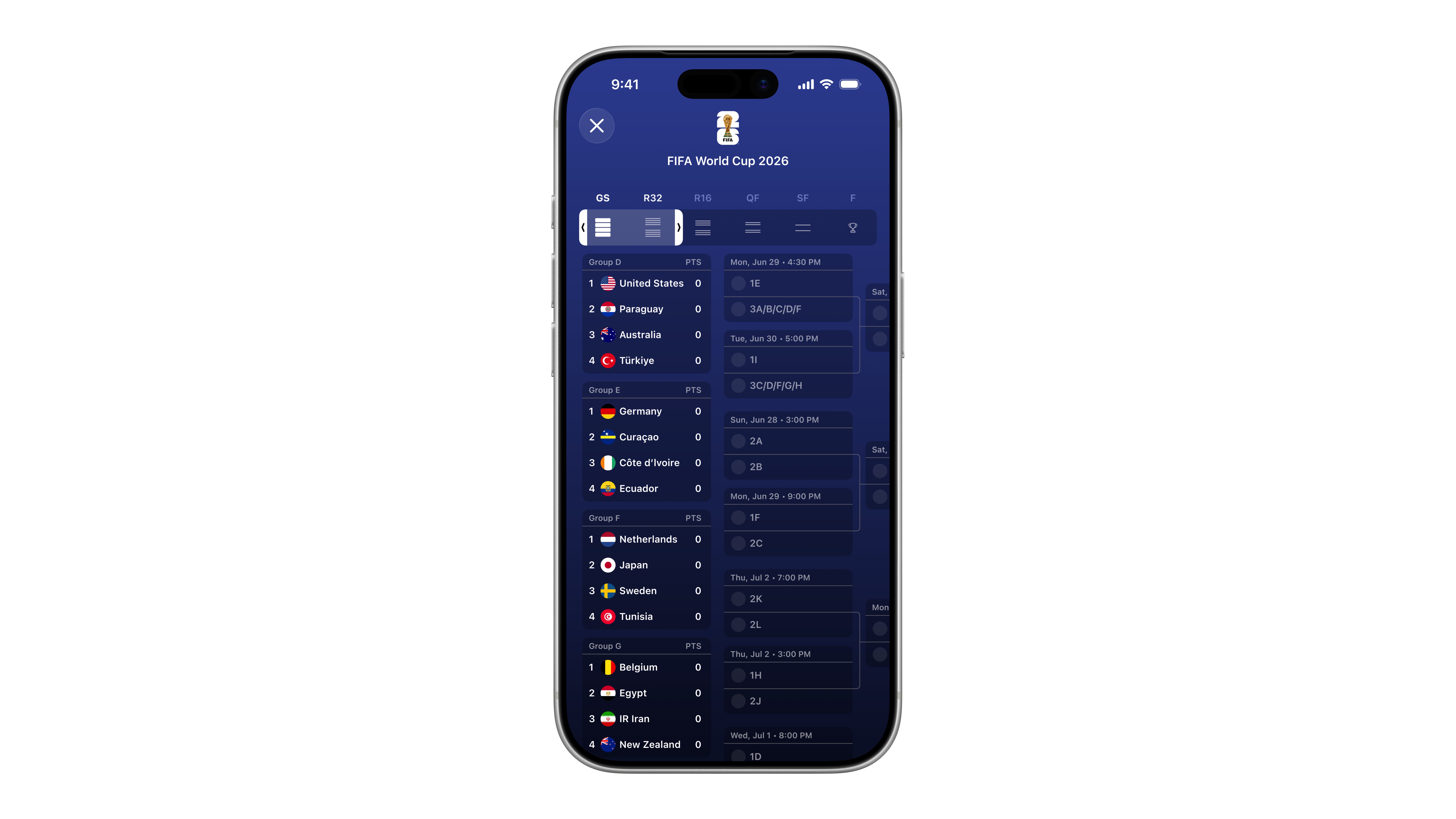Apple Sports App FIFA World Cup Support