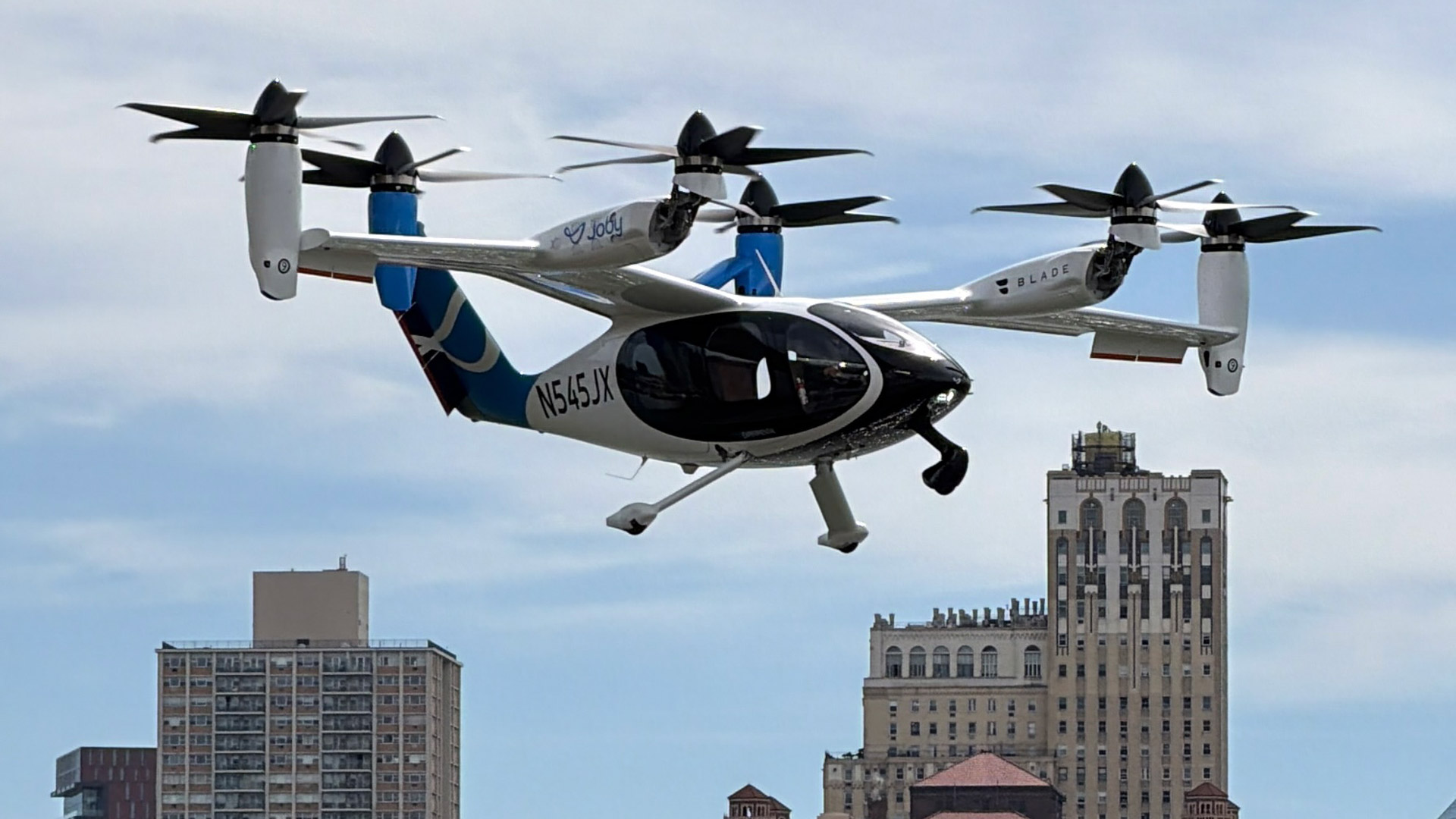Joby EV air taxi test flight